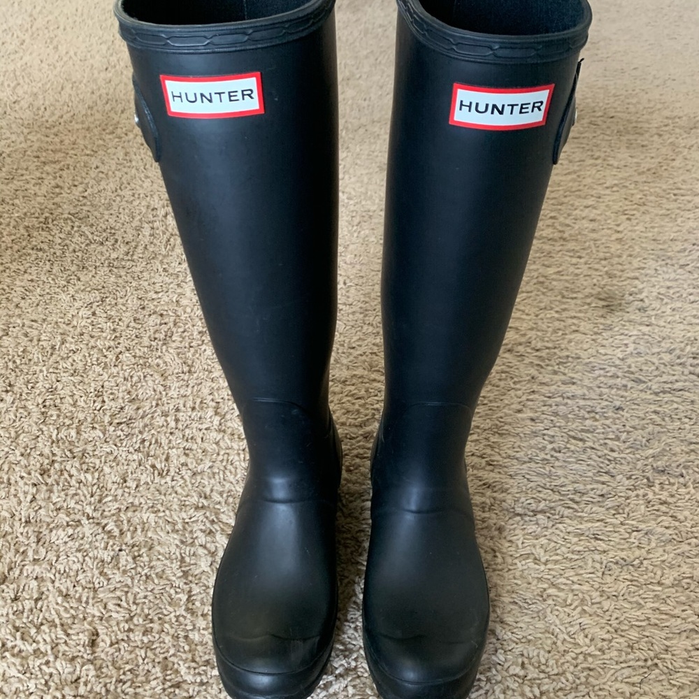 Hunter Boots Black Matte